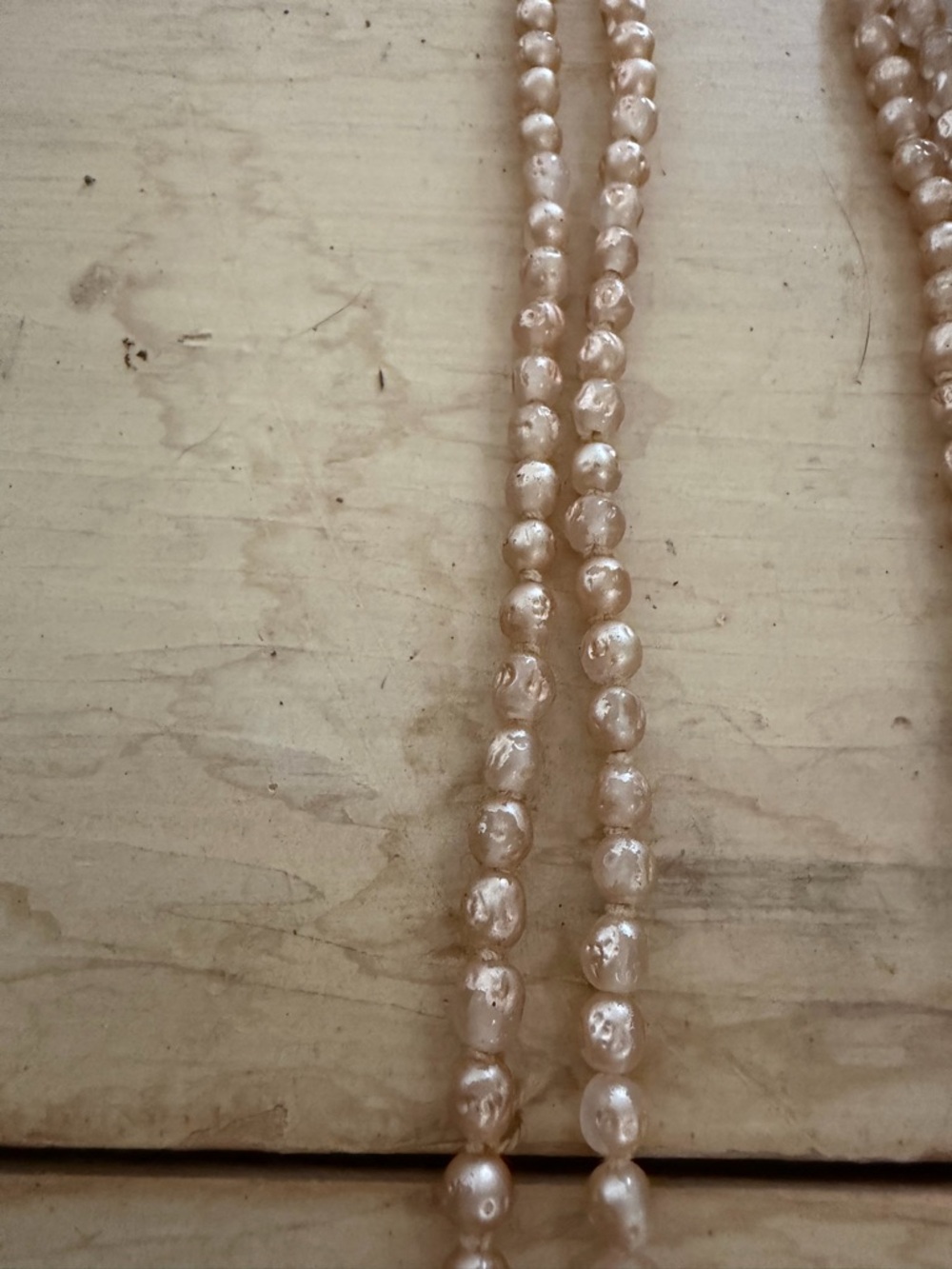 Vintage Elegant Pale Pink Pearl Bead Necklace - Women Jewelry - Picture 5 of 5